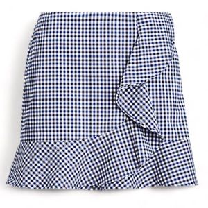 Ralph Lauren Golf‎ Women’s Flounce Gingham Golf Skort Blue Black White Sz 2 NEW